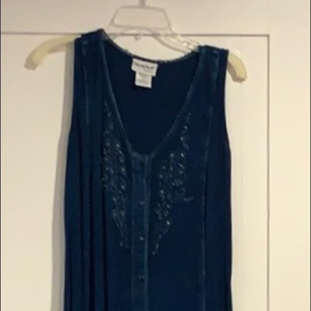 Northstyle blue denim-like material